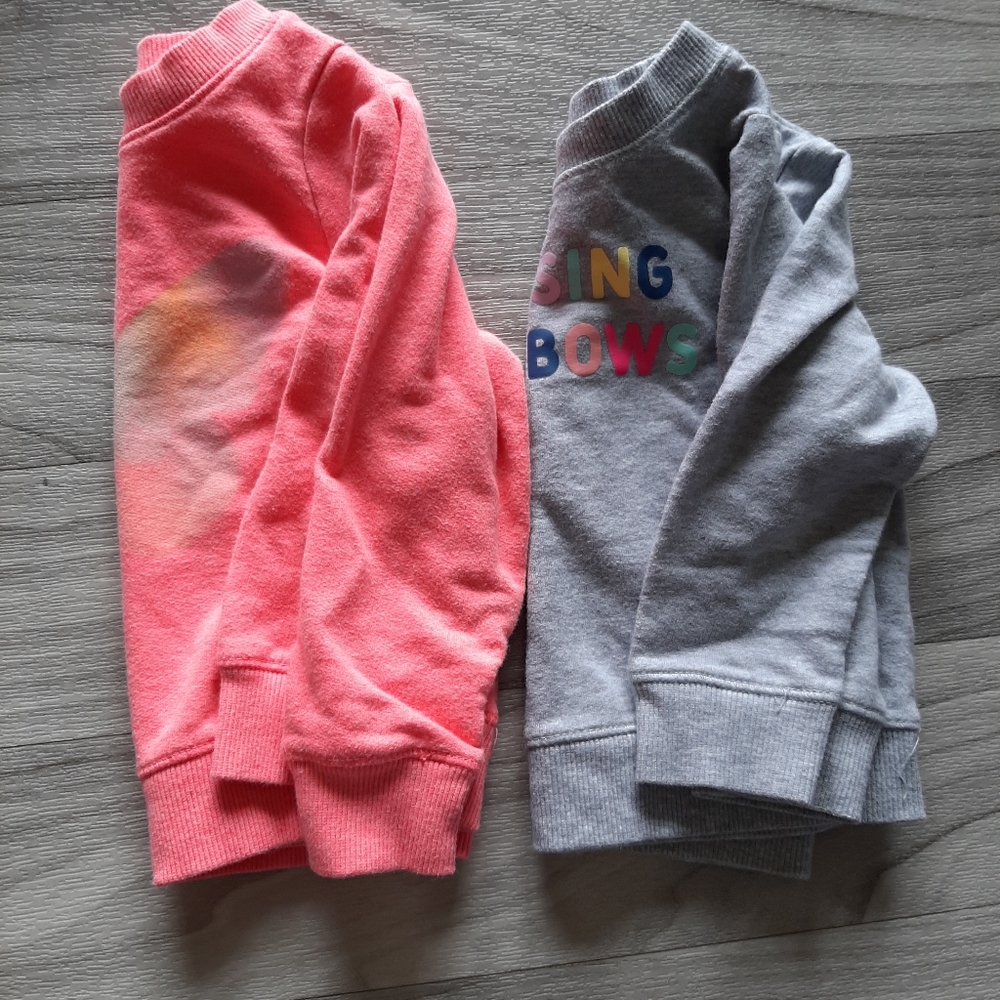2 baby sweaters 12 month